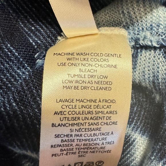 FREE PEOPLE We The Free "Blue Blue Indigo Combo" Tie Dye Tee - Picture 7 of 9